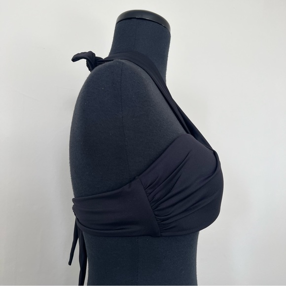 NWT Mapale Multipurpose Wrap Bikini Top in Black, M - Picture 6 of 16